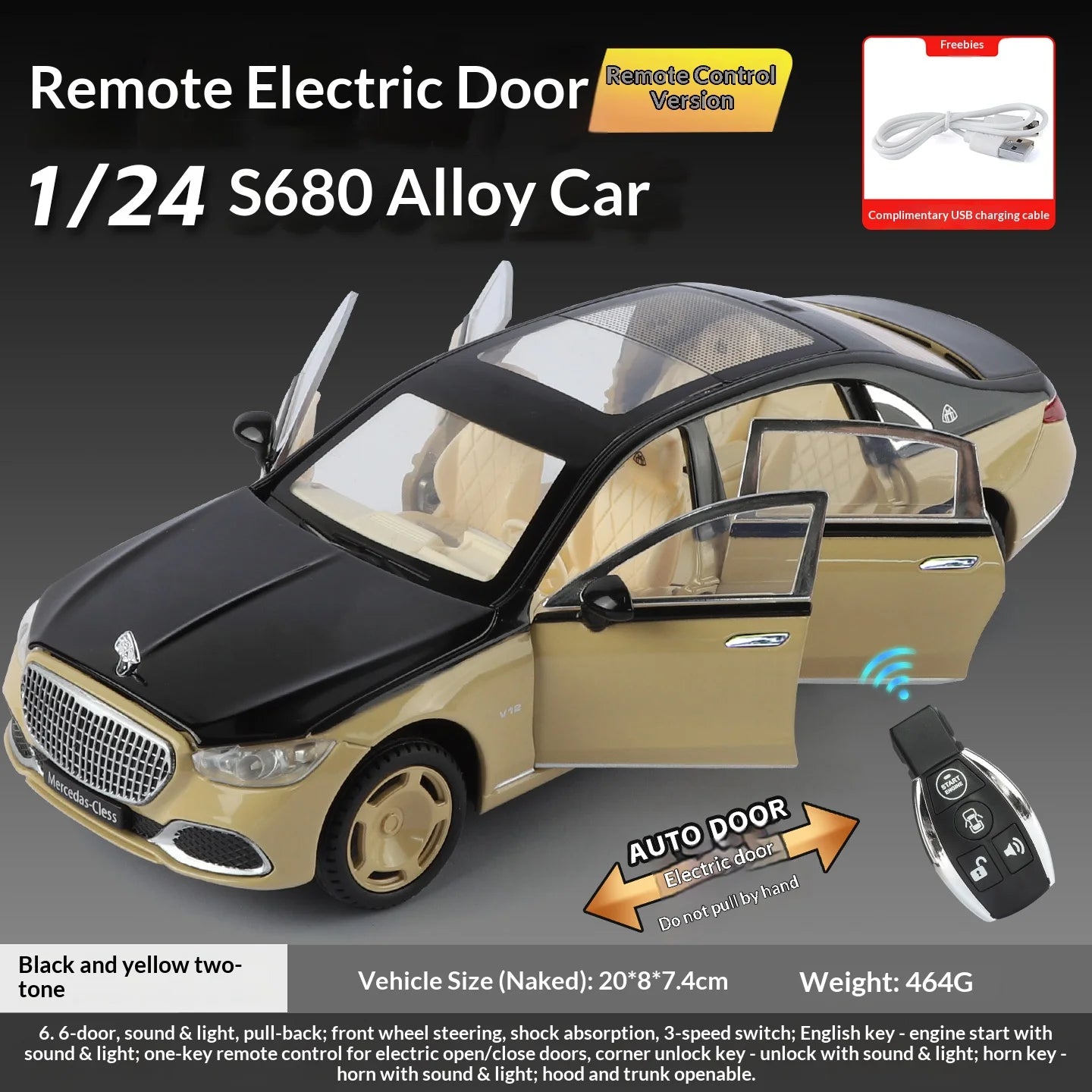1:24 Maybach S680 With Key