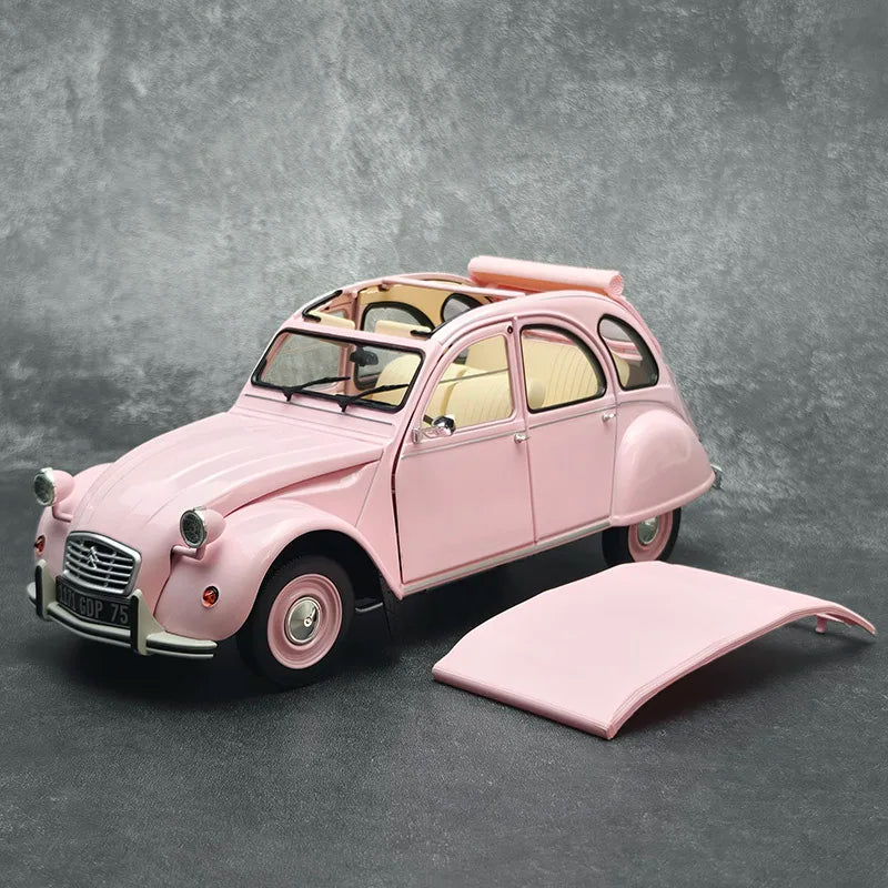 NOREV 1/18 Scale   Citroen 2CV 1986  Static Car Model Diecast Model Ornament Holiday Gift Collection