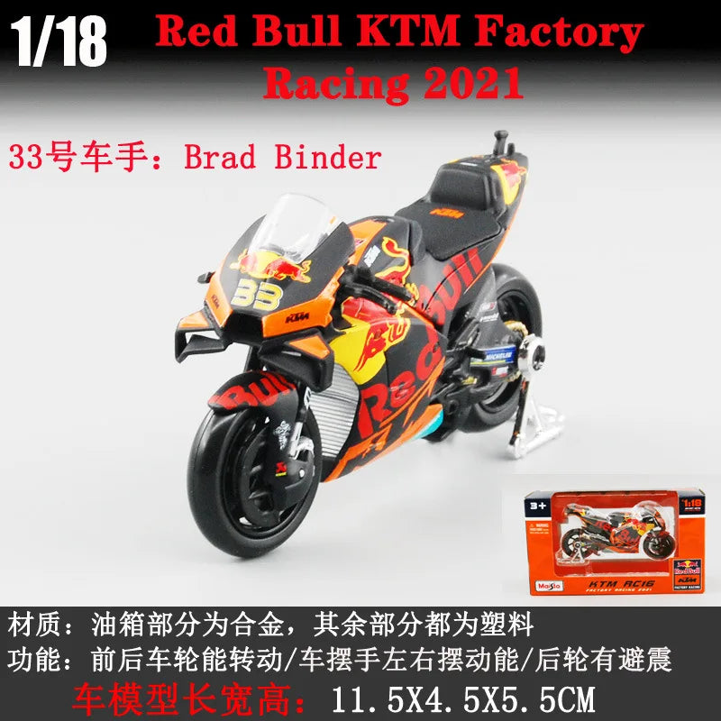 1:18 2022 Yamaha Factory Racing Team #21 Morbidelli #20