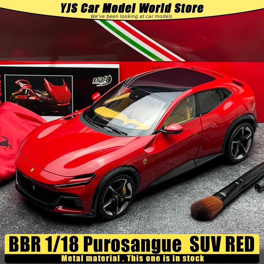 1:18 Ferrari Purosangue - Rosso Corsa Panoramic Roof