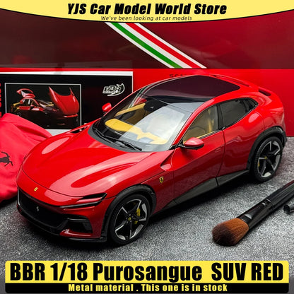 1:18 Ferrari Purosangue - Rosso Corsa Panoramic Roof