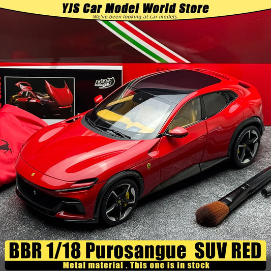 1:18 Ferrari Purosangue - Rosso Corsa Panoramic Roof