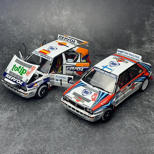 1:18 Lancia Delta HF Martini painted