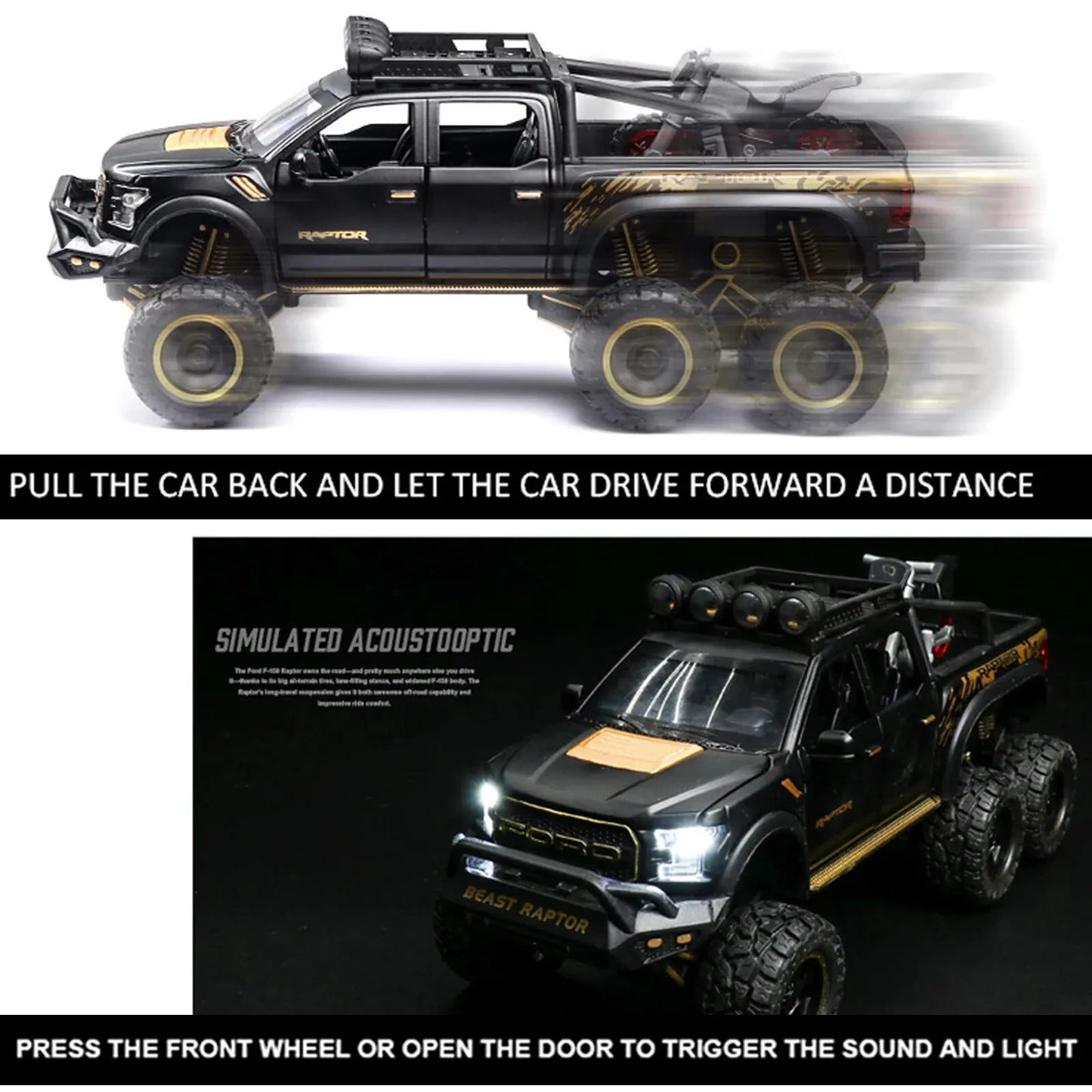 1:24 Pickup Trucks F150 Raptor