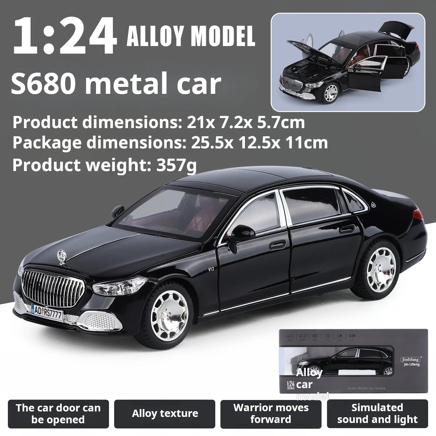 1:24 Mercedes-Benz S680
