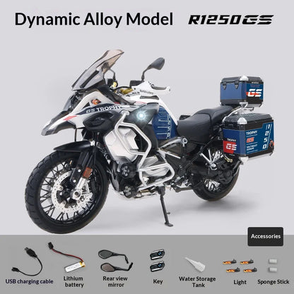 1:7 BMW R1250GS spray motorcycle