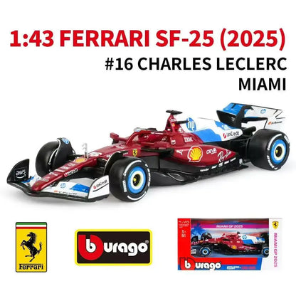 1:43 2025 Season Sf25 Sf 25 #16 #44 Formula 1