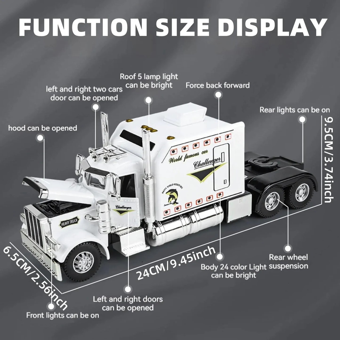 1:24 Peterbilt 389 Tractor Trailer