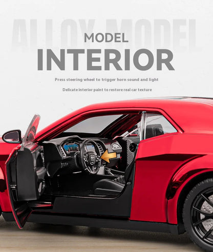 1:24 Dodge Hellcat electroplating version