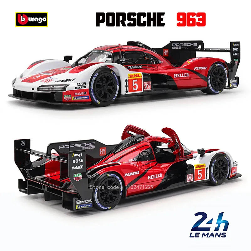 1:24 Porsche 911 GT3 Taycan Turbo S 718 Boxster