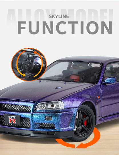 1:18 GTR GT-R R34 Skyline Ares