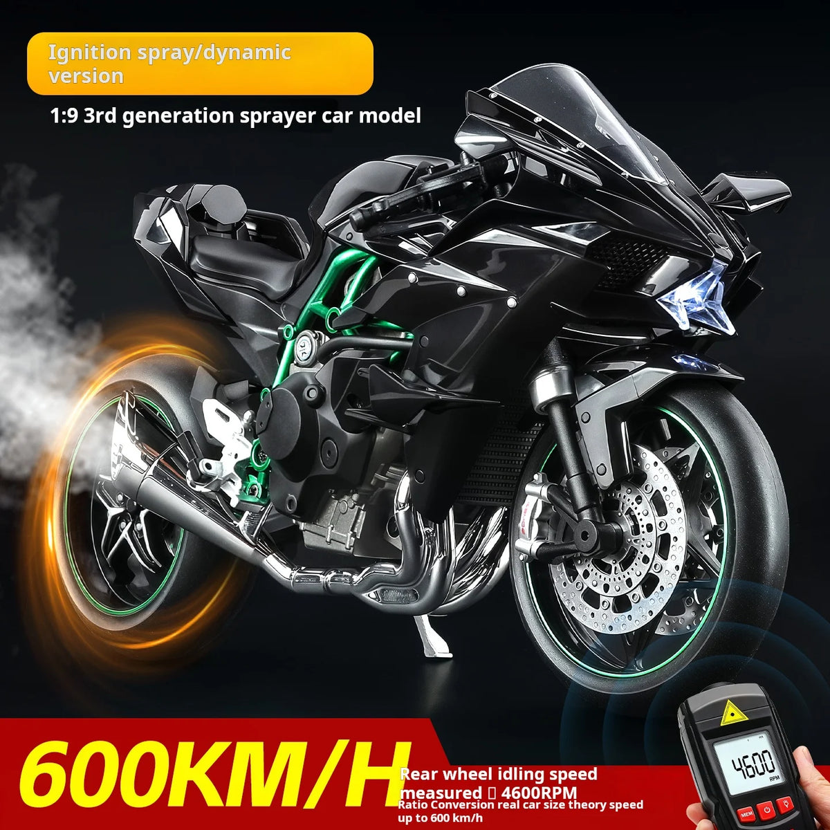 1:9 Kawasaki Ninja 650