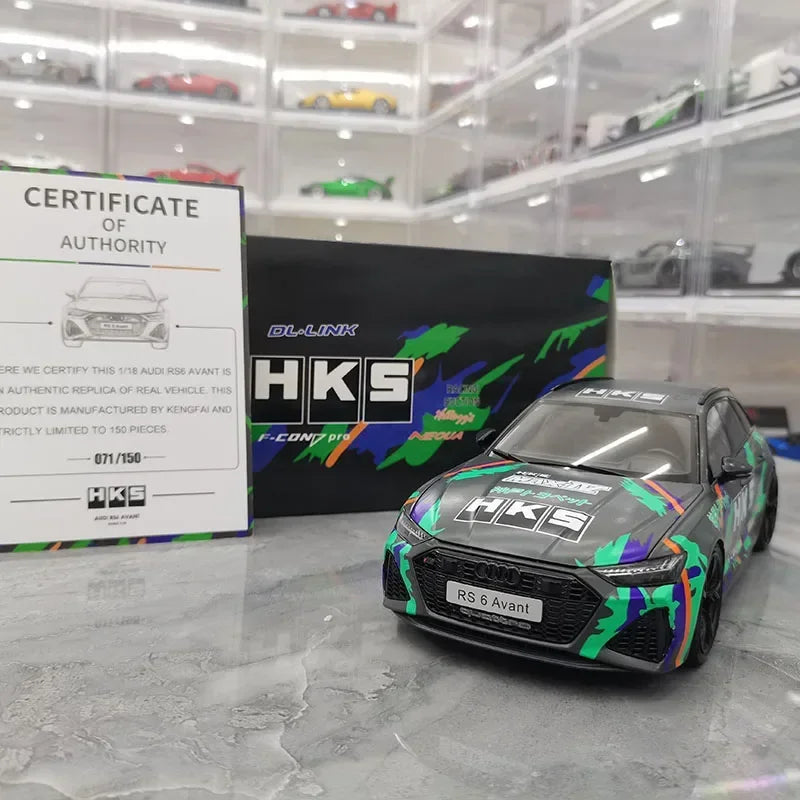 1:18 2021 Audi Rs6 Avant C8 Hks Paint Limited Edition