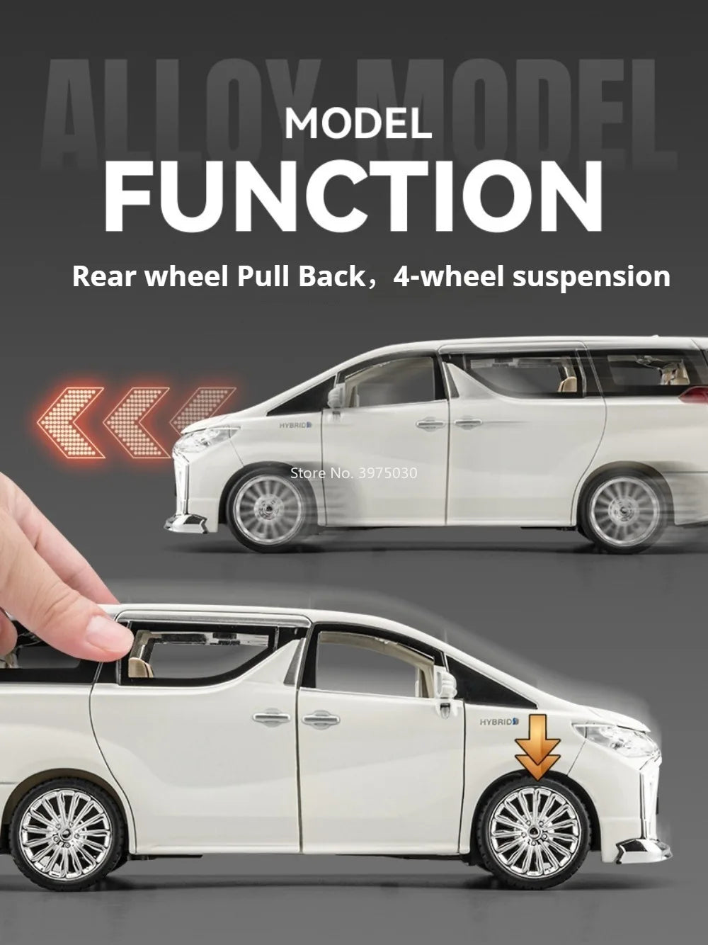 1:24 Lexus LM300H Key Control