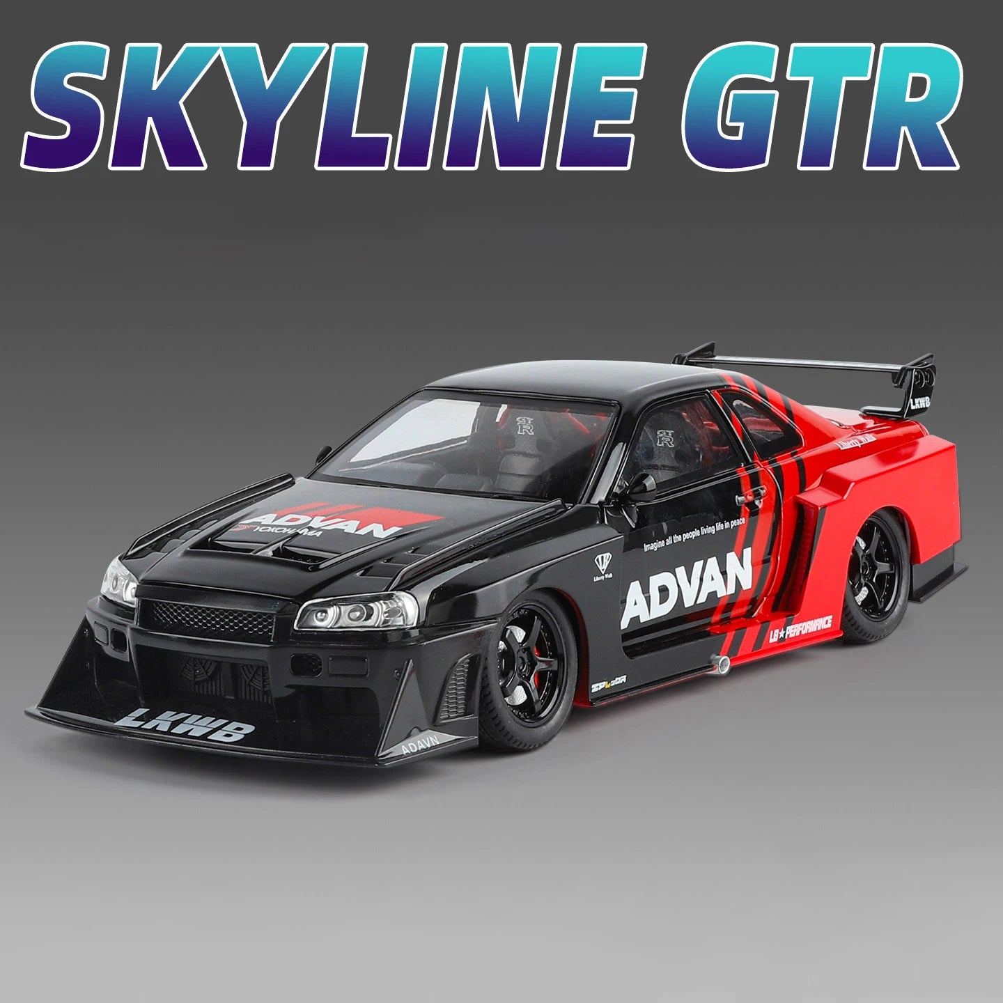1:24 Skyline Ares Silvia GT-R R34