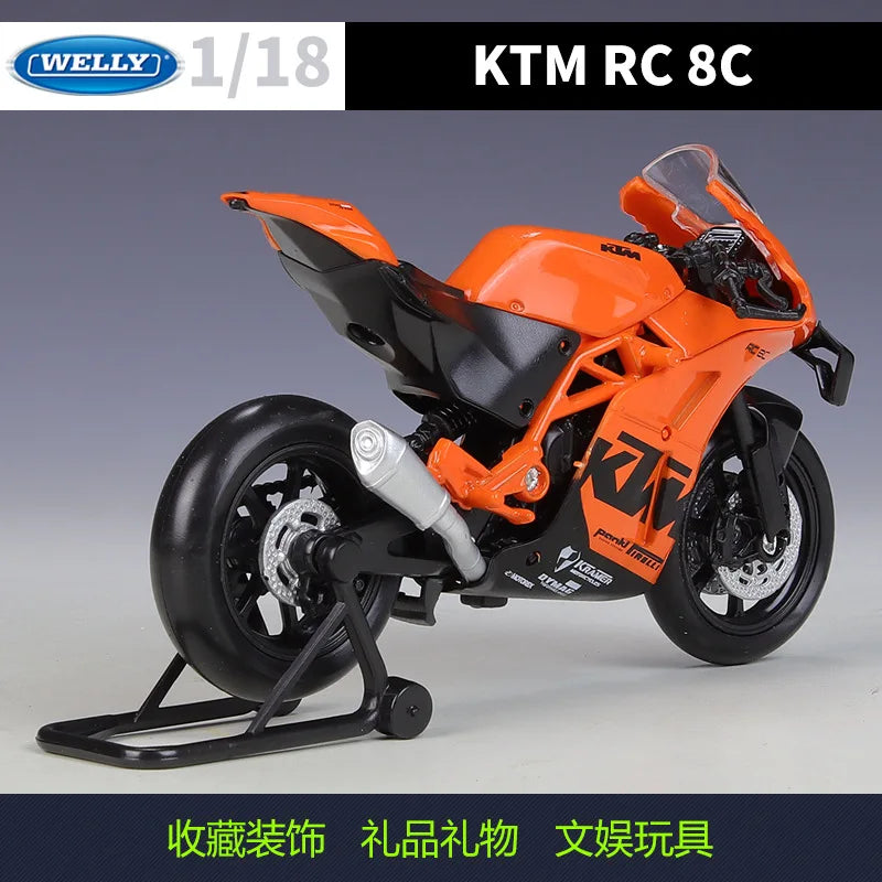 1:18 Ktm Rc 8c Road Racing Heavy Duty
