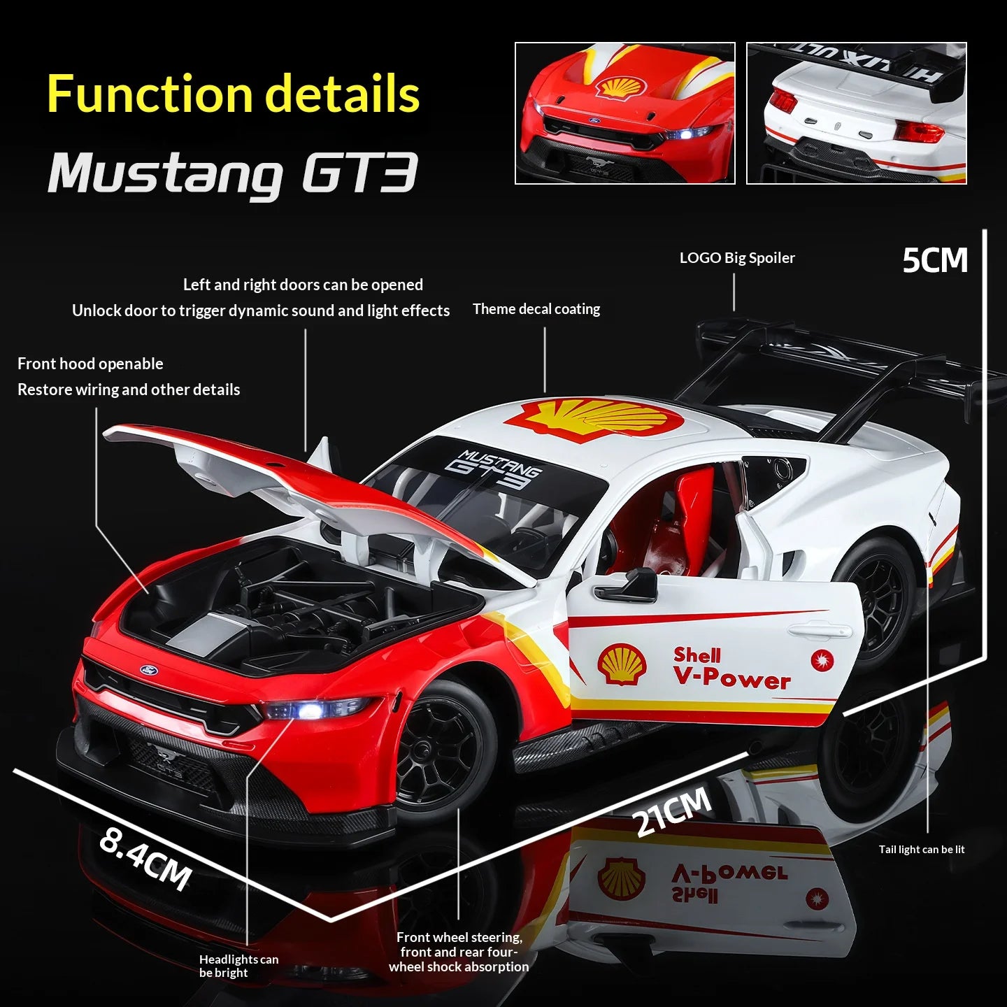 1:24 Ford Mustang GT3