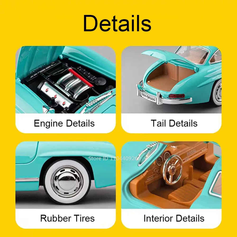 1:22 Mercedes-Benz 300SL
