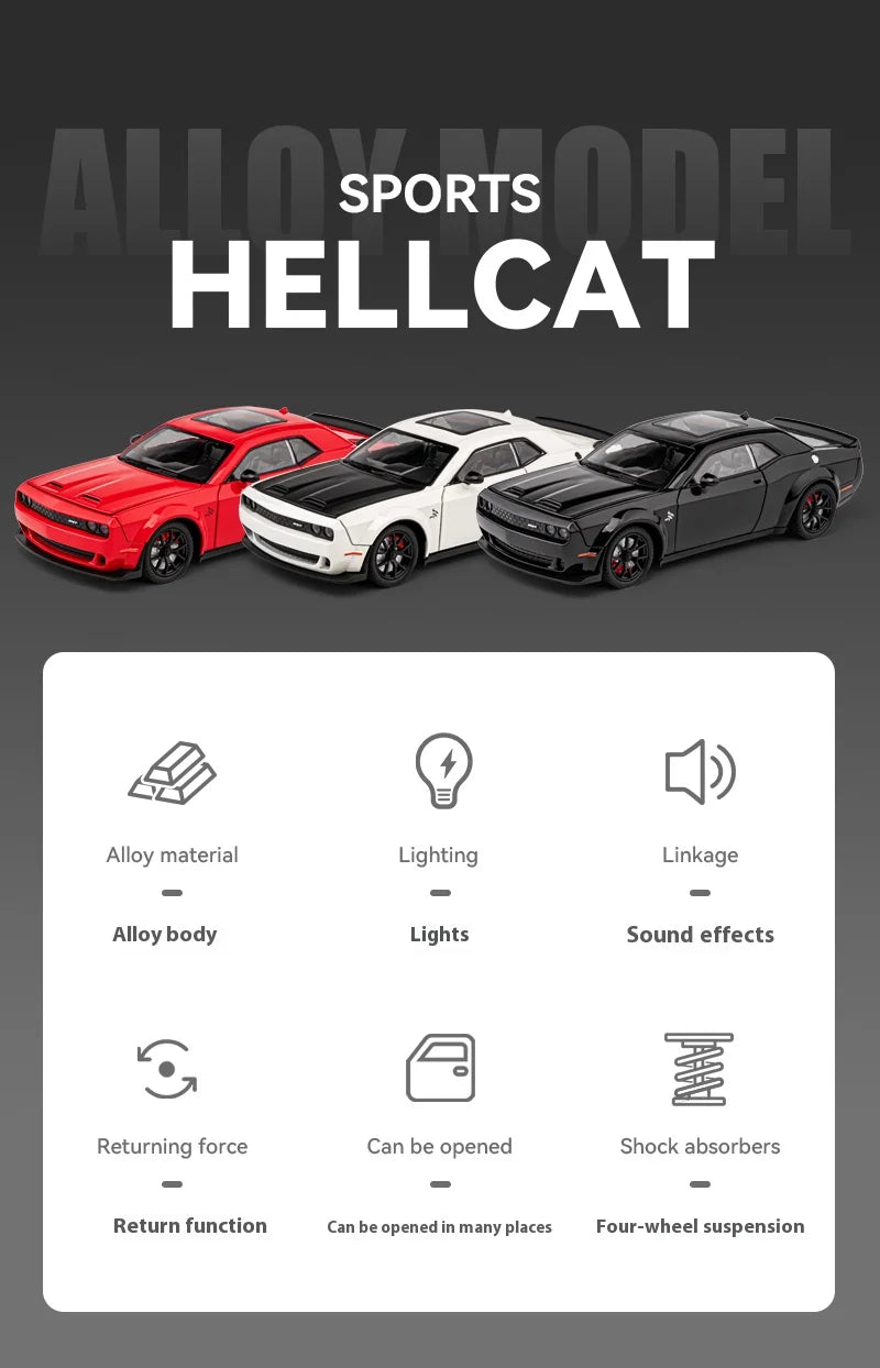 1:24 Dodge Challenger Hellcat Redeye