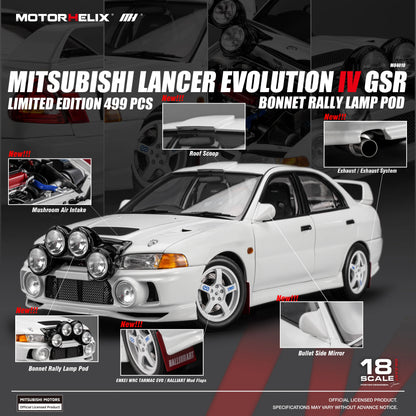 1:18 Mitsubishi Lancer Evolution IV GSR