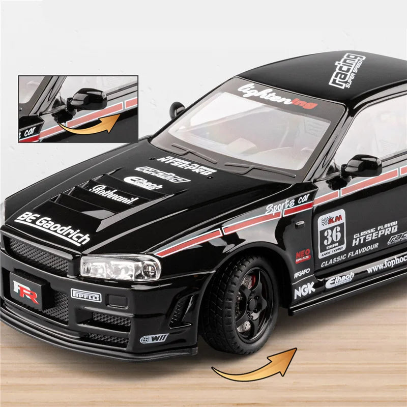 1:24 Ares Silvia Skyline GTR R34