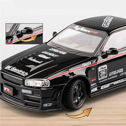 1:24 Ares Silvia Skyline GTR R34