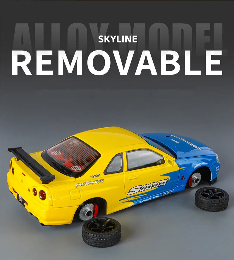1:18 Nissan Skyline Ares GT-R GTR R34