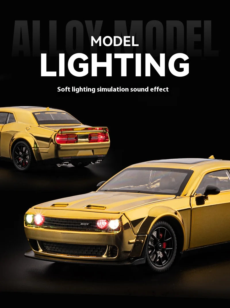 1:24 Dodge Hellcat electroplating version