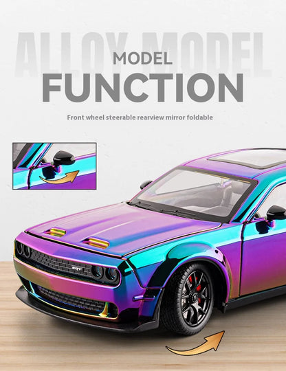 1:24 Dodge Hellcat electroplating version