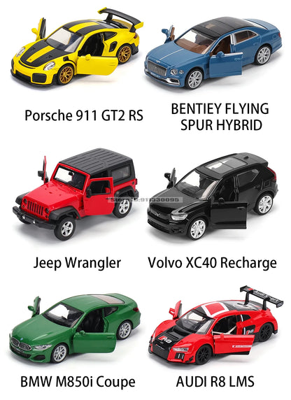 1:32 Porsche 911 GT3 RS Audi, BMW, Nissan