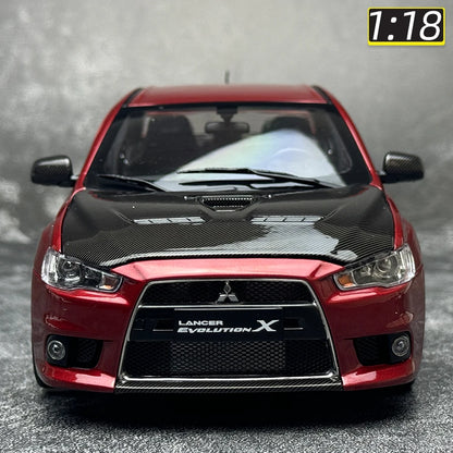 1:18 Mitsubishi Lancer Evolution X with RAYS Volk Racing TE37