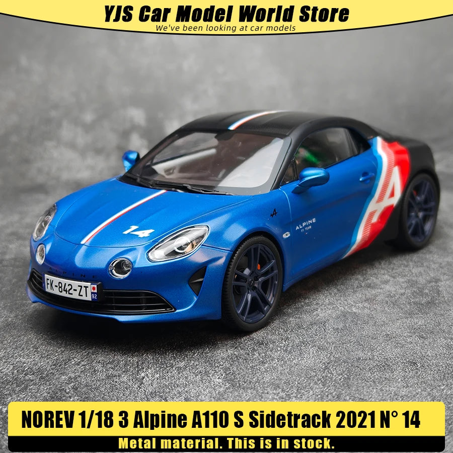 1:18 Alpine A110 S Sidetrack 2021 N° 14