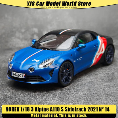 1:18 Alpine A110 S Sidetrack 2021 N° 14