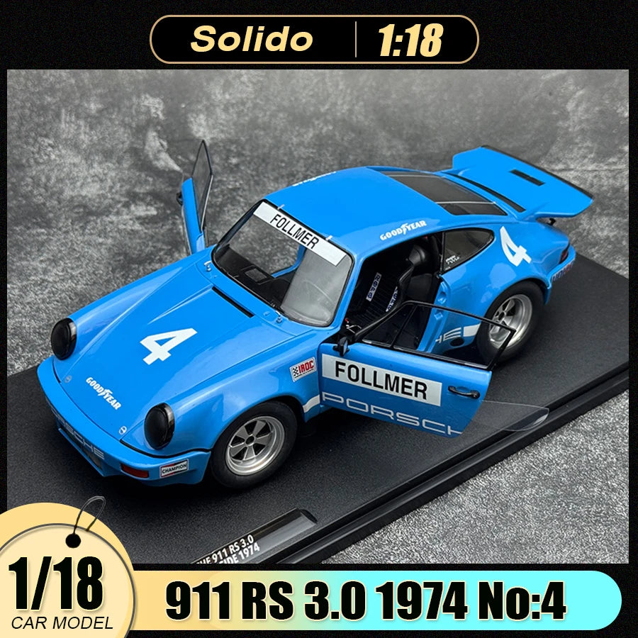 1:18 Porsche 911 RS 3.0 IROC No:4 Follmer IROC Reverside 1974