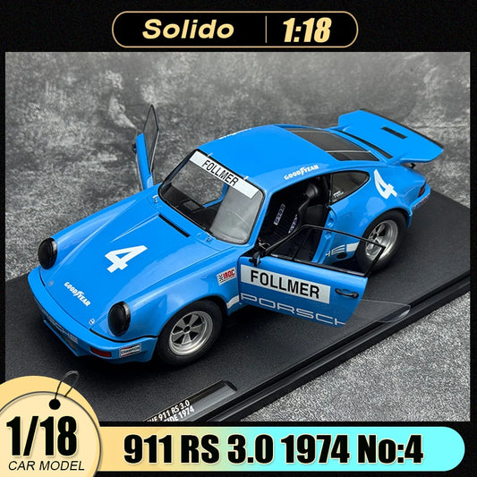 1:18 Porsche 911 RS 3.0 IROC No:4 Follmer IROC Reverside 1974