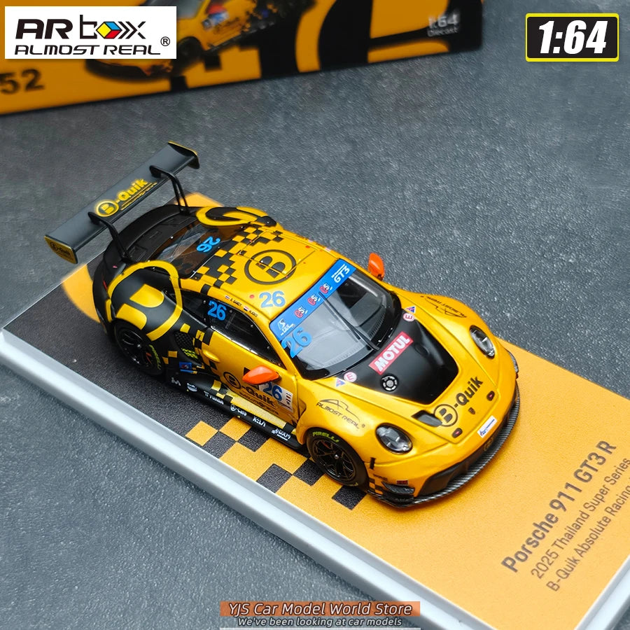 1:64 Porsche 911 GT3 R 2025 Thailand  Series B-Quik  Absolute Racing #26