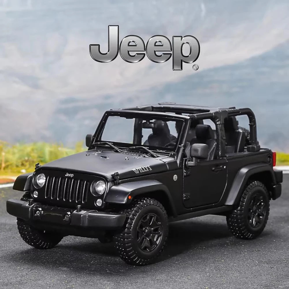 Maisto 1:18 2014 JEEP Wrangler alloy car model crafts decoration collection toy tools gift models Multiple styles