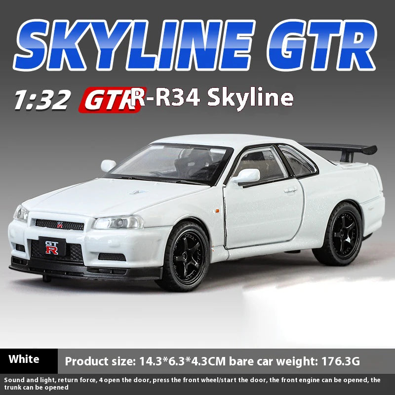 1:32 Nissan GTR R34 Skyline
