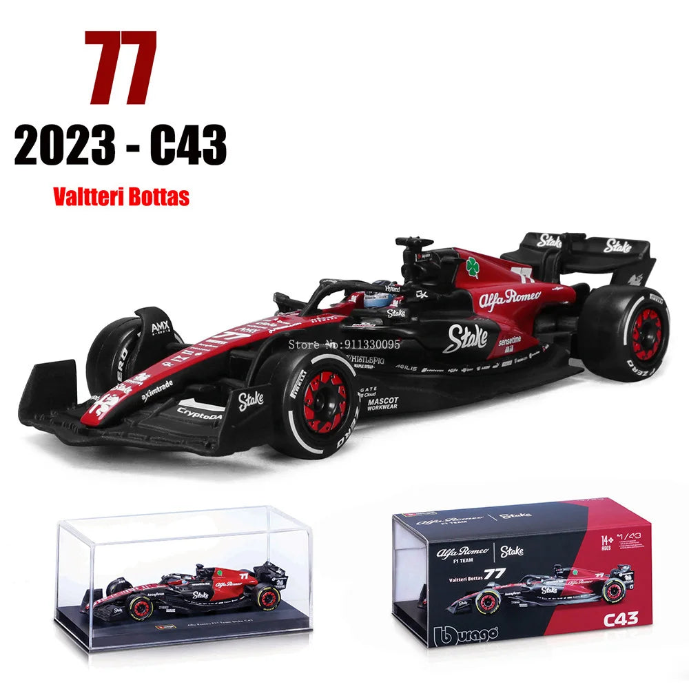 1:43 F1 Aston Martin Aramco F1 Team AMR23 2023 #14 Alonso #18 Stroll