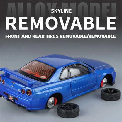 1:18 GTR GT-R R34 Skyline Ares