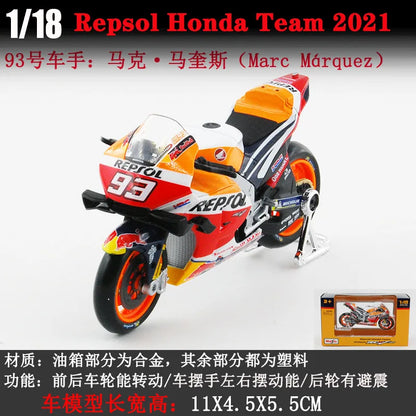 1:18 2022 Yamaha Factory Racing Team #21 Morbidelli #20