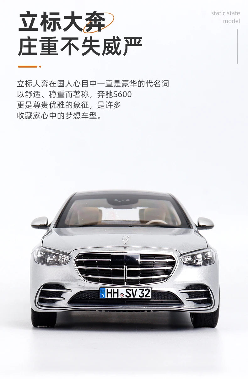 1:18 2021 Mercedes-Benz S600 W223