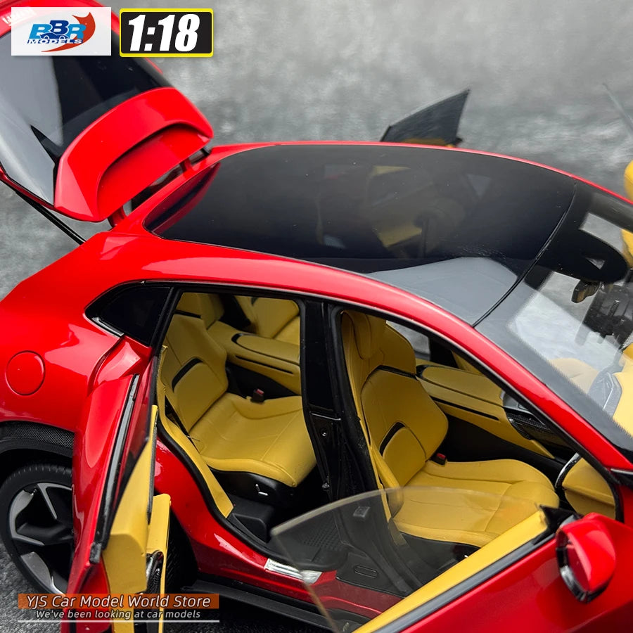 1:18 Ferrari Purosangue - Rosso Corsa Panoramic Roof