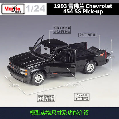 1:24 Chevrolet 454 Ss Pick-up 1993 Truck Imitation