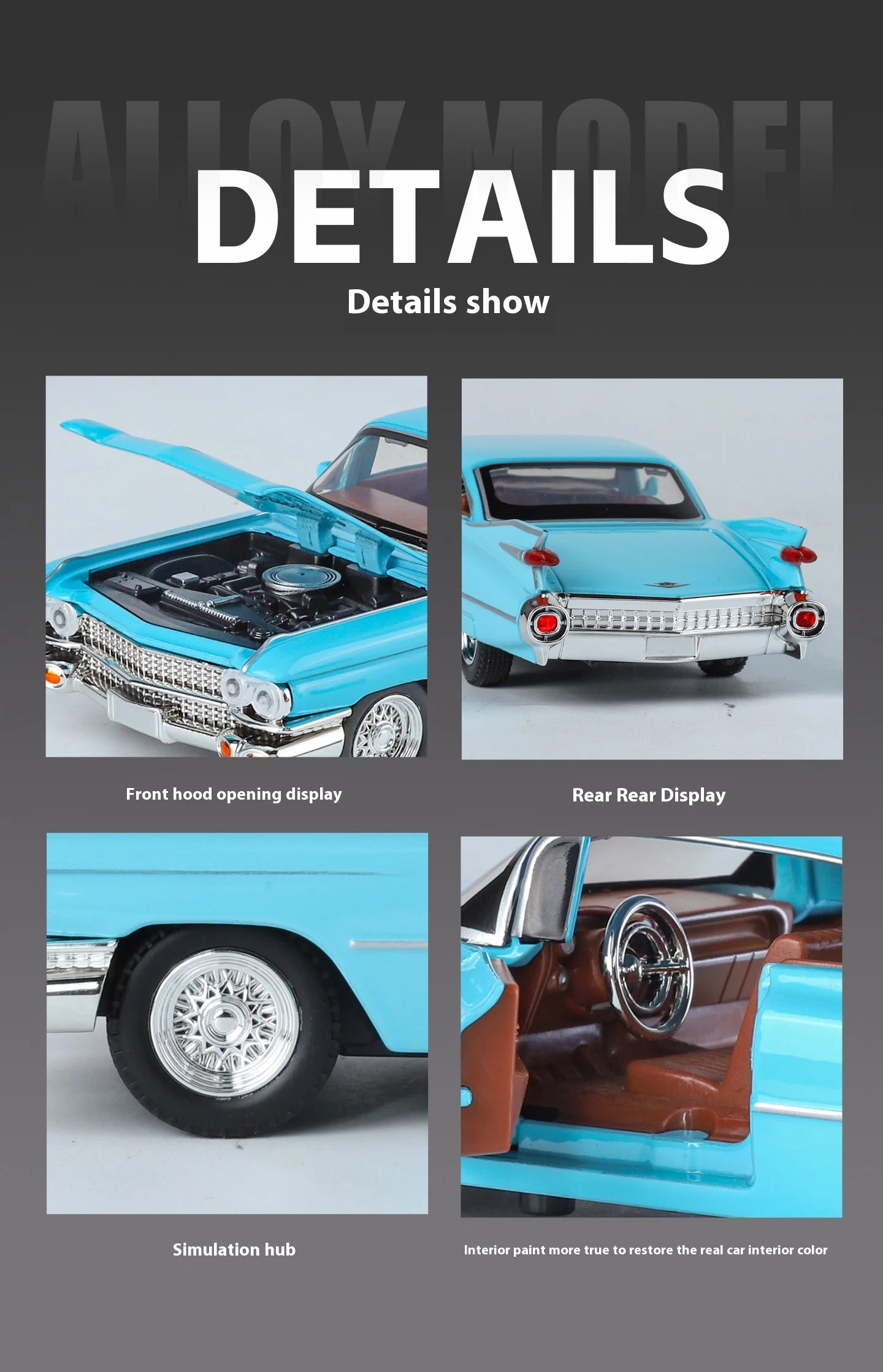 1:32 Cadillac Coupe DeVille 1959