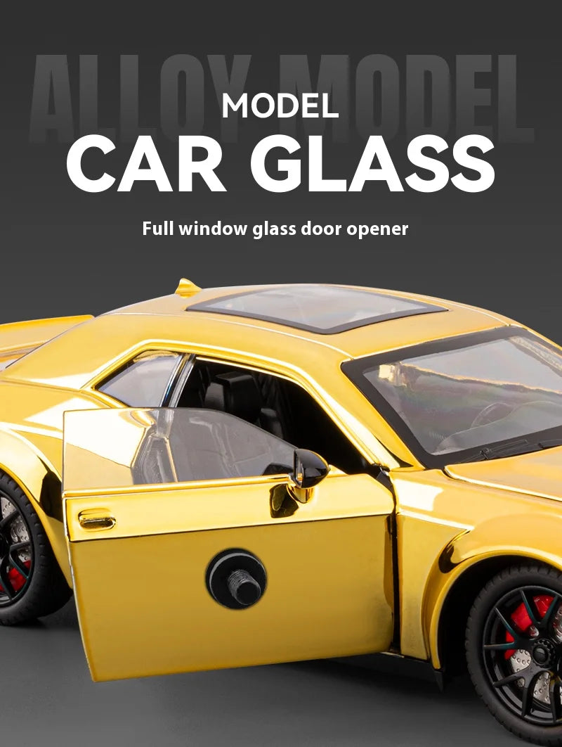 1:24 Dodge Hellcat electroplating version