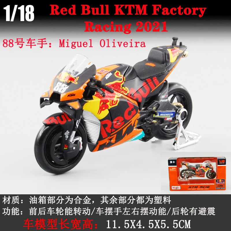 1:18 2022 Yamaha Factory Racing Team #21 Morbidelli #20