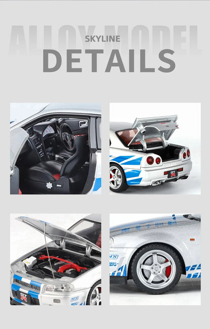 1:18 GTR GT-R R34 Skyline Ares