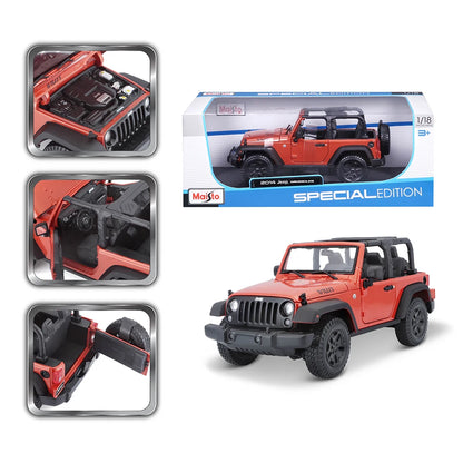 Maisto 1:18 2014 JEEP Wrangler alloy car model crafts decoration collection toy tools gift models Multiple styles