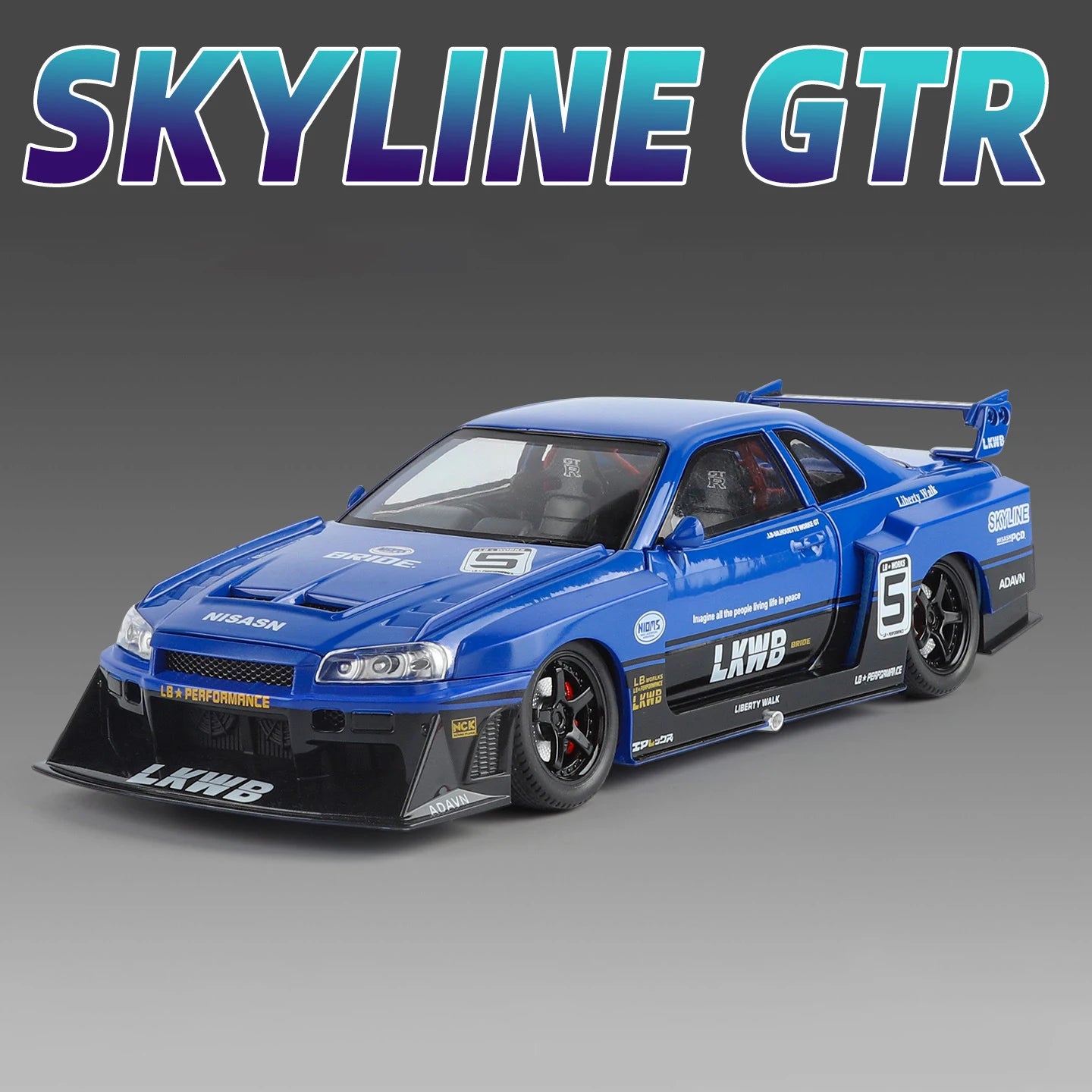 1:24 Skyline Ares Silvia GT-R R34